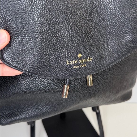 Kate spade Mulberry street small breezy leather backpack black purse bag - Picture 7 of 11
